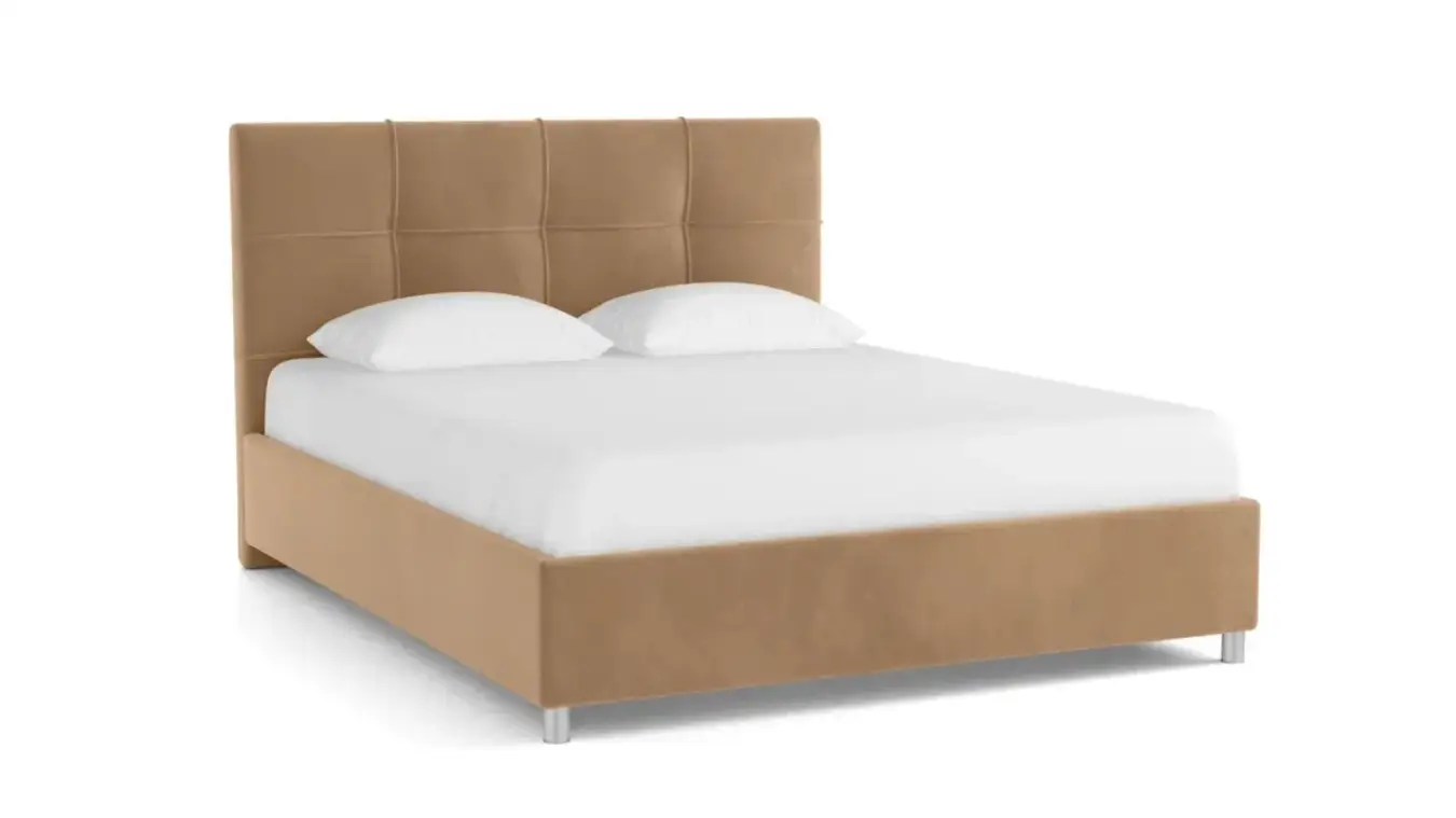 Мягкая кровать Elisa с прямоугольной стяжкой изголовья Askona фотография товара - 9 - большое изображение
